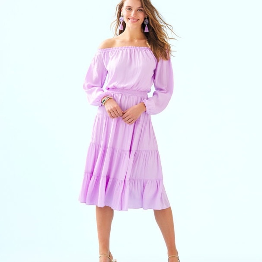 Jennie off the shoulder Lilly Pulitzer dress